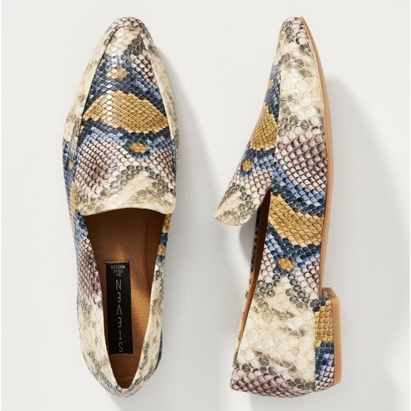 Steven by Steve Madden Snake Print Loafers - Picture 1 of 6